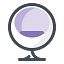 purple office armchair